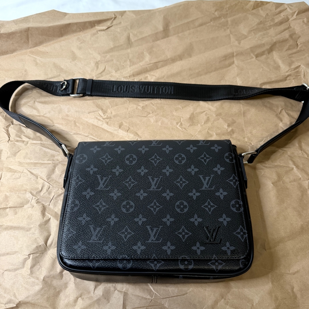 Louis Vuitton Black Monogram Men's Bag